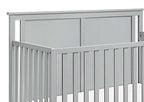 Connelly Mini Crib With Mattress Pad Gray/Rockport Gray | Premium Home Decor - Grand Goldman