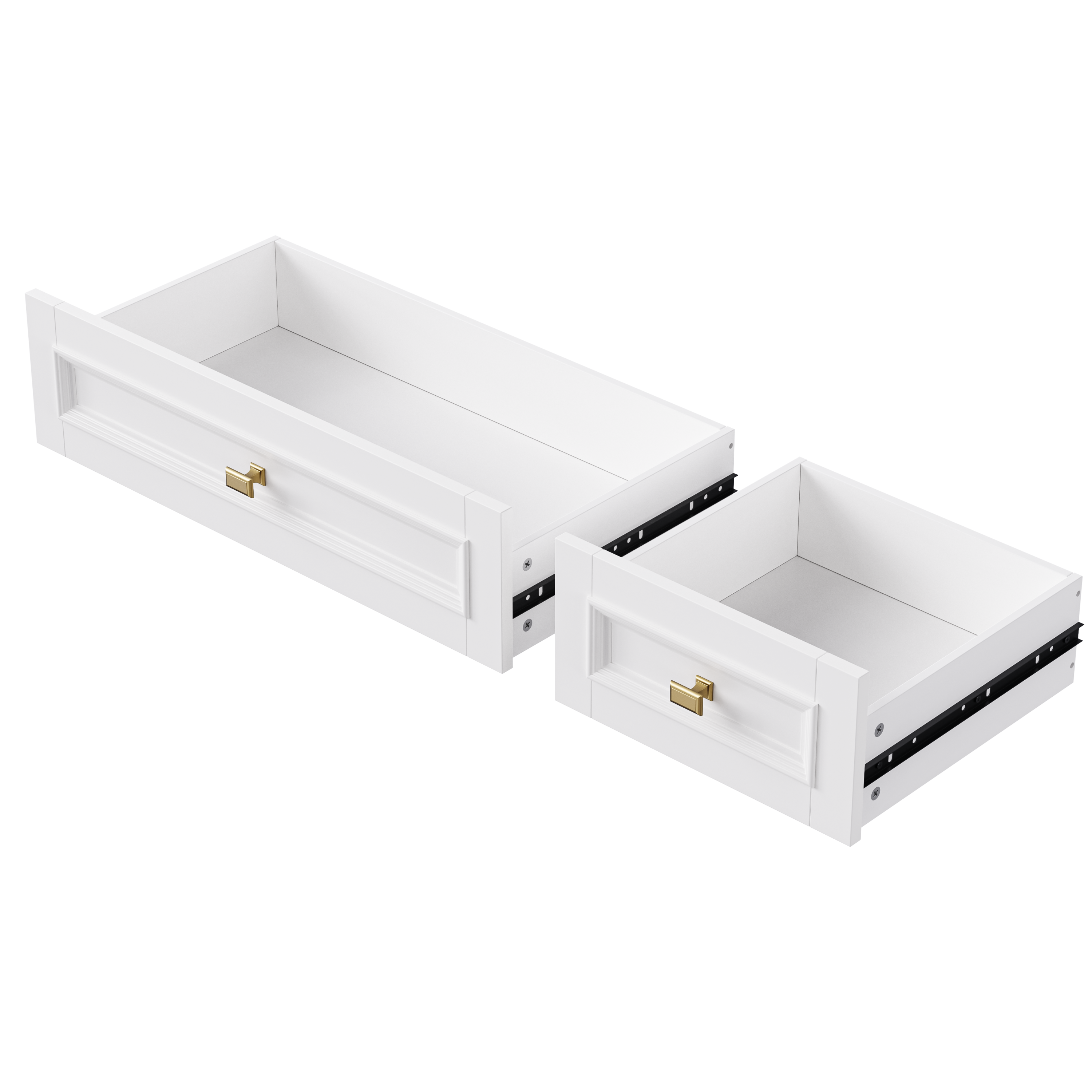 K&K 52'' Kitchen Island with Drop Leaf, Embossed Texture Kitchen Island on Wheels with Spice Rack, Towel Rack, 2 Doors and 5 Drawers, Kitchen Storage Cart with Adjustable Shelf for Kitchen, White - Grand Goldman Shop