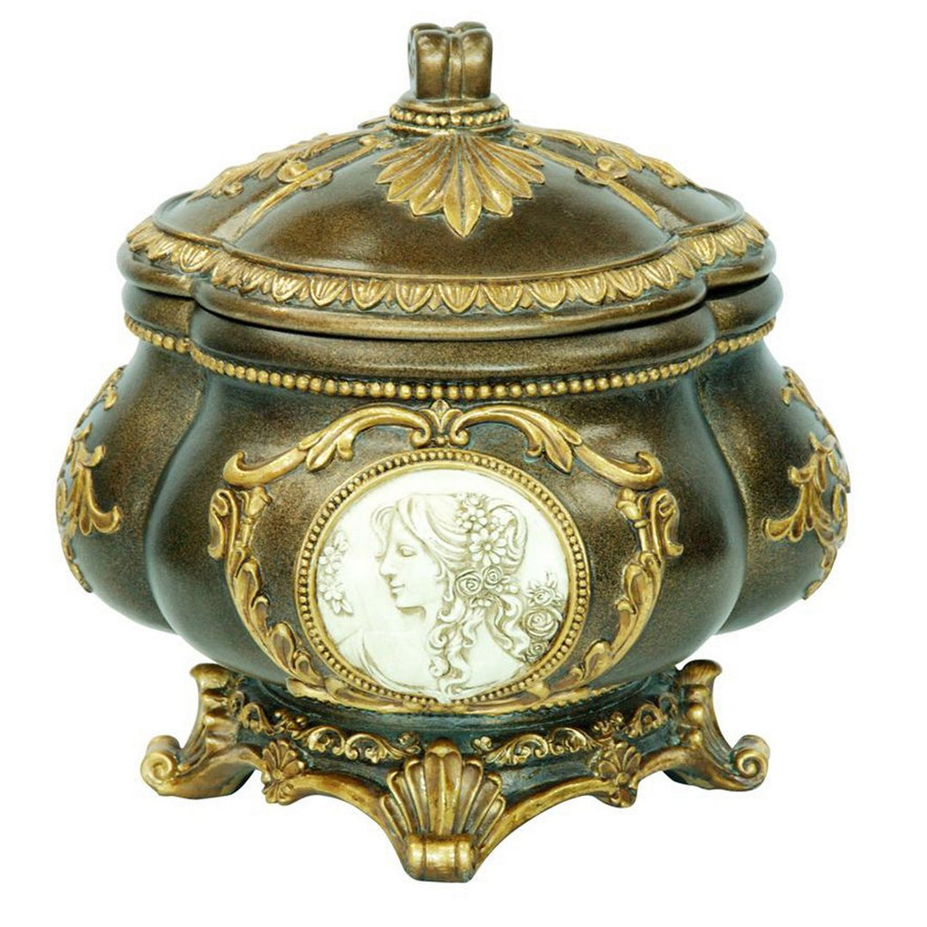 9' Tall Decorative Jewelry Box, Bronze finish - Grand Goldman Shop