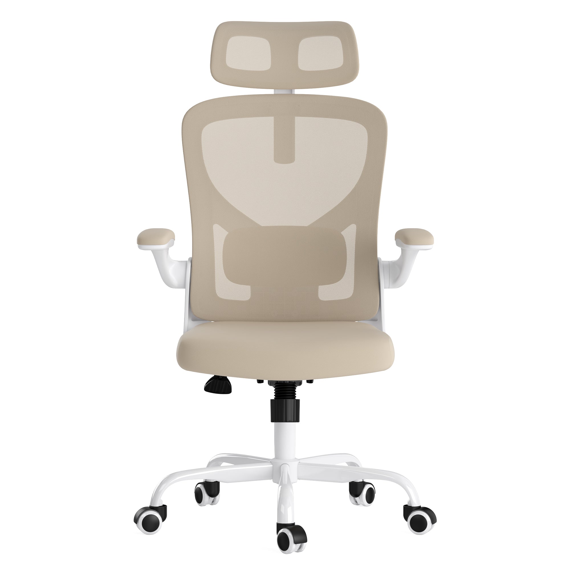 Ergonomic Office Chair, Home Office Desk Chair with Headrest, High Back Computer Chair with Armrests and Adjustable Lumbar Su