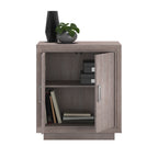 Storage Cabinet with Functional Design, Medium Gray finish - Grand Goldman