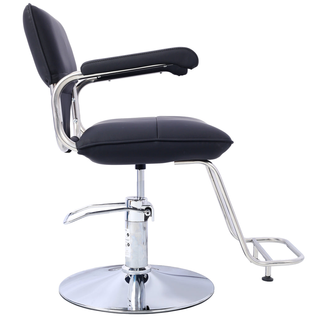 Stainless steel frame,Fashion style Hair Salon Chair Styling Heavy Duty Hydraulic Pump Barber Chair Beauty Shampoo Barbering 