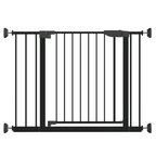 29.5-45.3' Wide Baby Gate with wall protector for Stairs, Dog Gate Indoor for Doorways, No Drilling Pressure Mounted Pet Gate