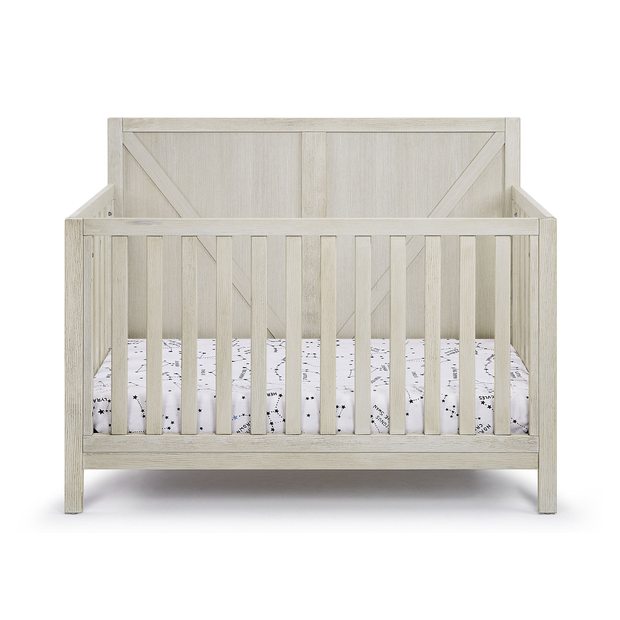 Barnside 4-in-1 Convertible Crib Washed Gray | Premium Home Decor - Grand Goldman