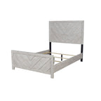 DENVER Modern Full 5PC Bedroom Set Made with Wood in Natural Finish, Full Size Bed & Storage Furniture - Grand Goldman Shop
