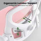 Ergonomic Office Chair, Home Office Desk Chair with Headrest, High Back Computer Chair with Armrests and Adjustable Lumbar Su