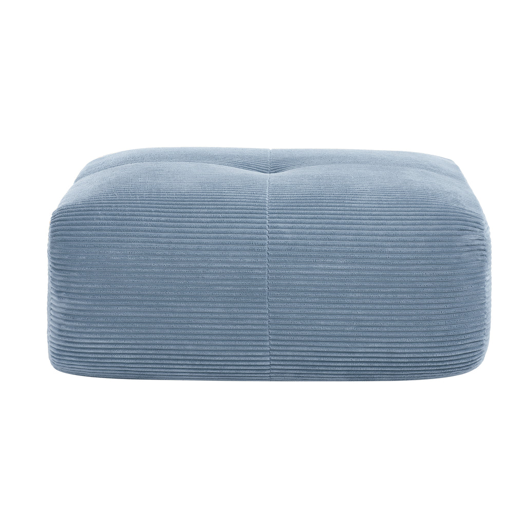Hamlet LSF&RSF Corner Sofa W/Pillows Corduroy- Blue - Grand Goldman Shop