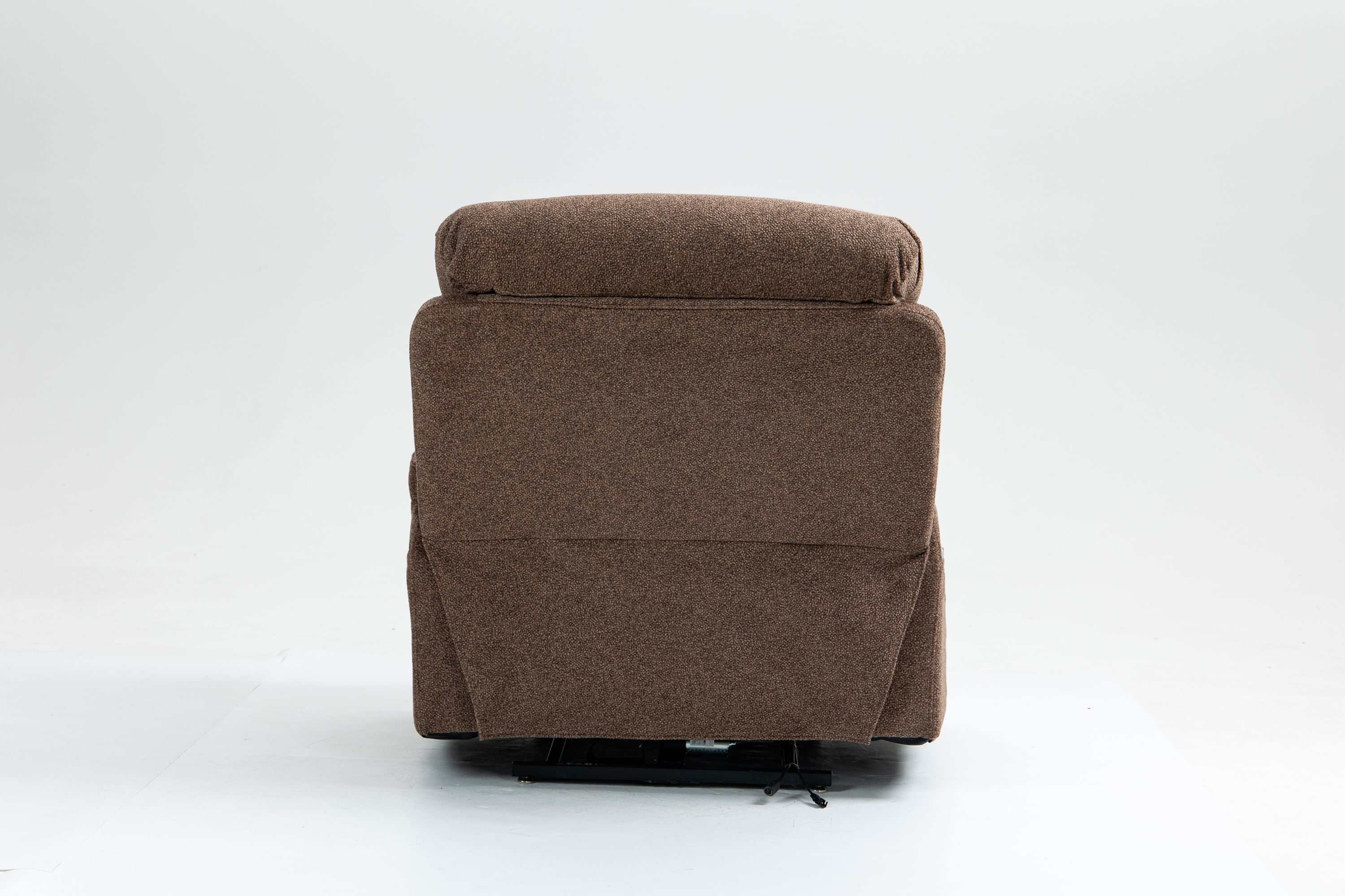 Old age electric lift chair, flat high density foam electric sofa, with heating and massage functions, can tilt to 180 degrees, 2 pocket cup holders, 2 remote controls, 4 OKIN motors - Grand Goldman Shop