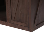 41.35'H Bar Table Or Wine cabinet -Brown Antique - Grand Goldman Shop