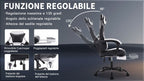 Gaming Chair with Massage,Ergonomic PC Gaming Chair with Footrest Comfortable Headrest and Lumbar Support,High Back PVC Leath