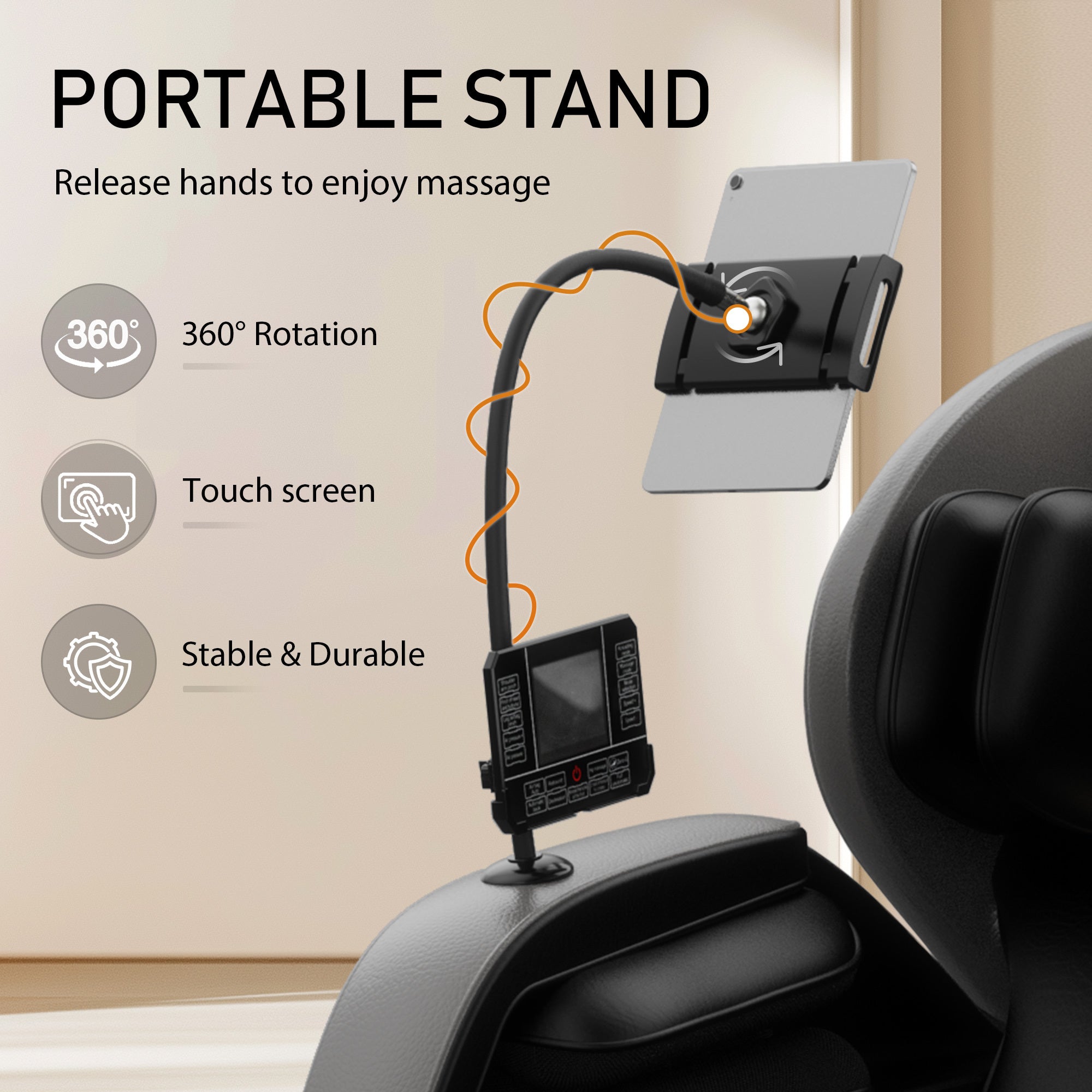 Massage Chair Recliner with Zero Gravity with Full Body Air Pressure - Grand Goldman Shop