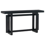 U_STYLE 59.1'' Painted Entryway Table with Pine Veneer,Unique Triple Rectangle Design Console Table with Thick Pine Wood Legs,Extra Long Sofa Table Versatile for Hallway, Living Room,Kitchen - Grand Goldman Shop
