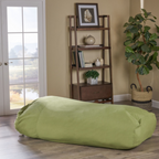 Kasper Water Resistant 6'x3' Lounger Bean Bag, Green, Waterproof Fabric, Rectangular Design - Grand Goldman Shop