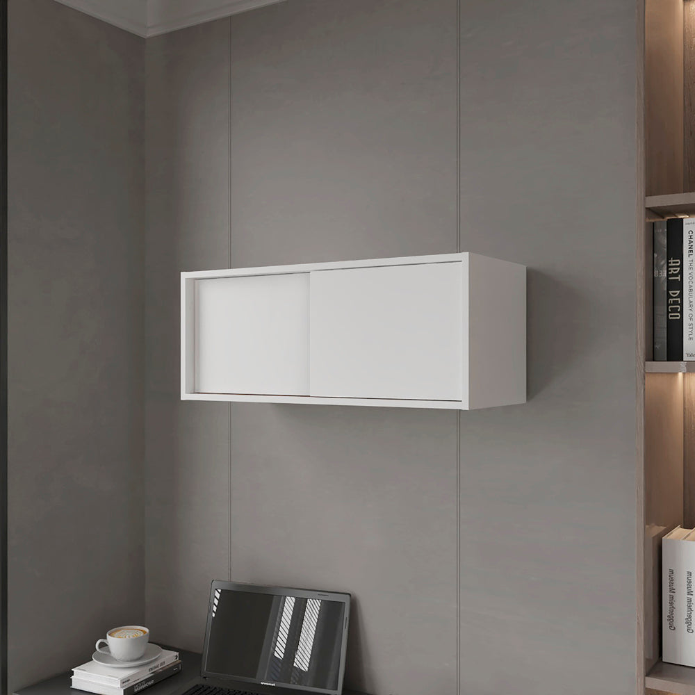 Wall Cabinet Bliss, Office, White | Premium Home Decor - Grand Goldman
