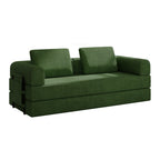78 Inch Convertible Sleeper Sofa Bed, Futon Boneless Couch Lounge Loveseat with Pull Out Bed, No Assembly Required - Grand Goldman Shop