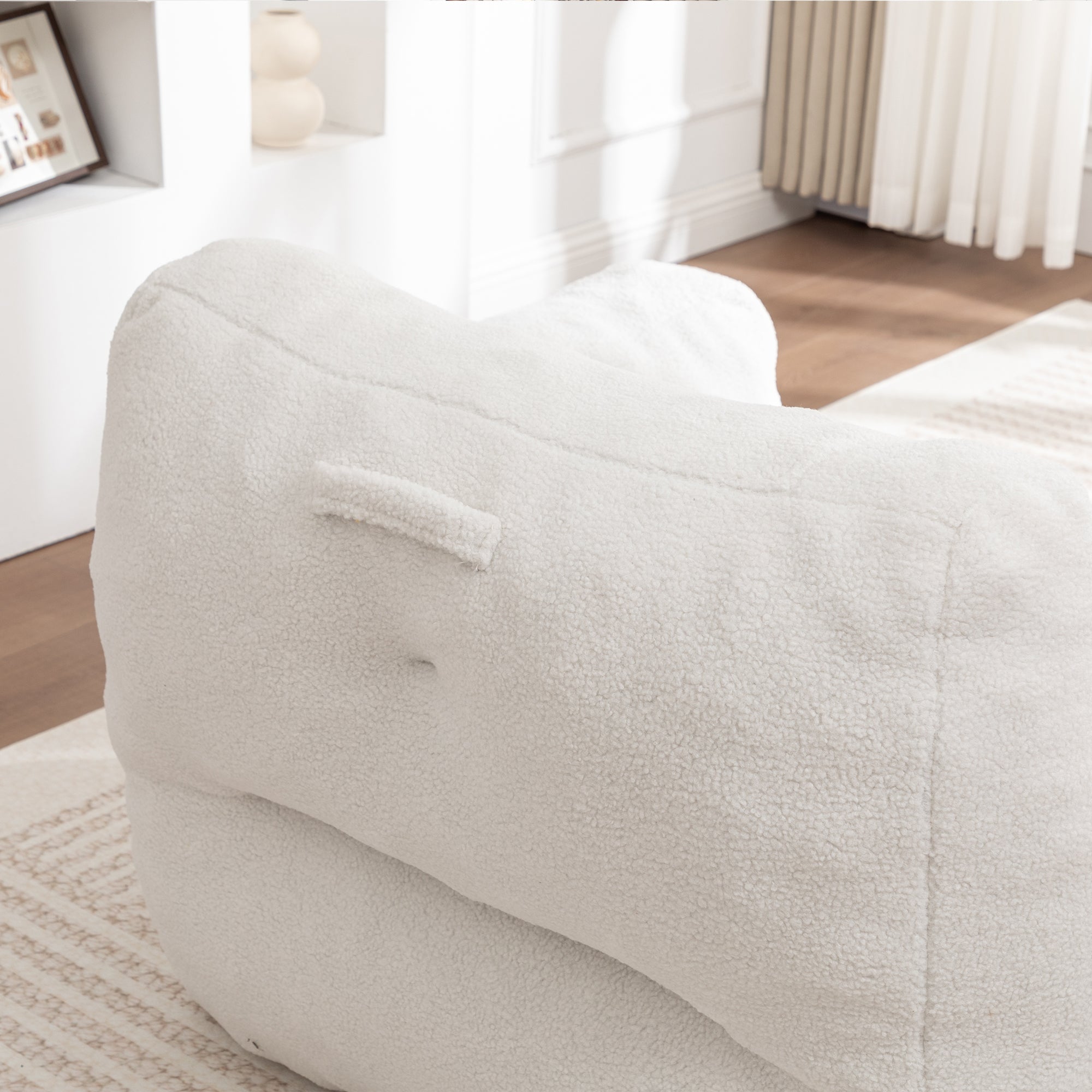Bean Bag Chair, Bean Bag Sofa Chair with Armrests Stuffed High-Density Foam, Lazy Sofa Comfy Chairs BeanBag Chair for Adults in Living Room,Bedroom Reading - Grand Goldman Shop