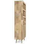 Jager - Bookshelf with Doors - Natural | Premium Home Decor - Grand Goldman