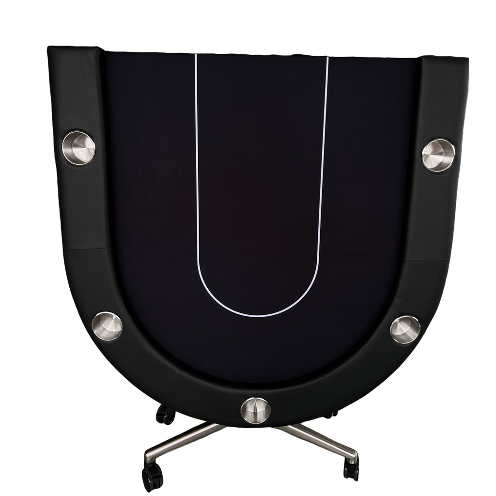 INO Design 94' Fodable Poker Table for 10 players, Black - Grand Goldman