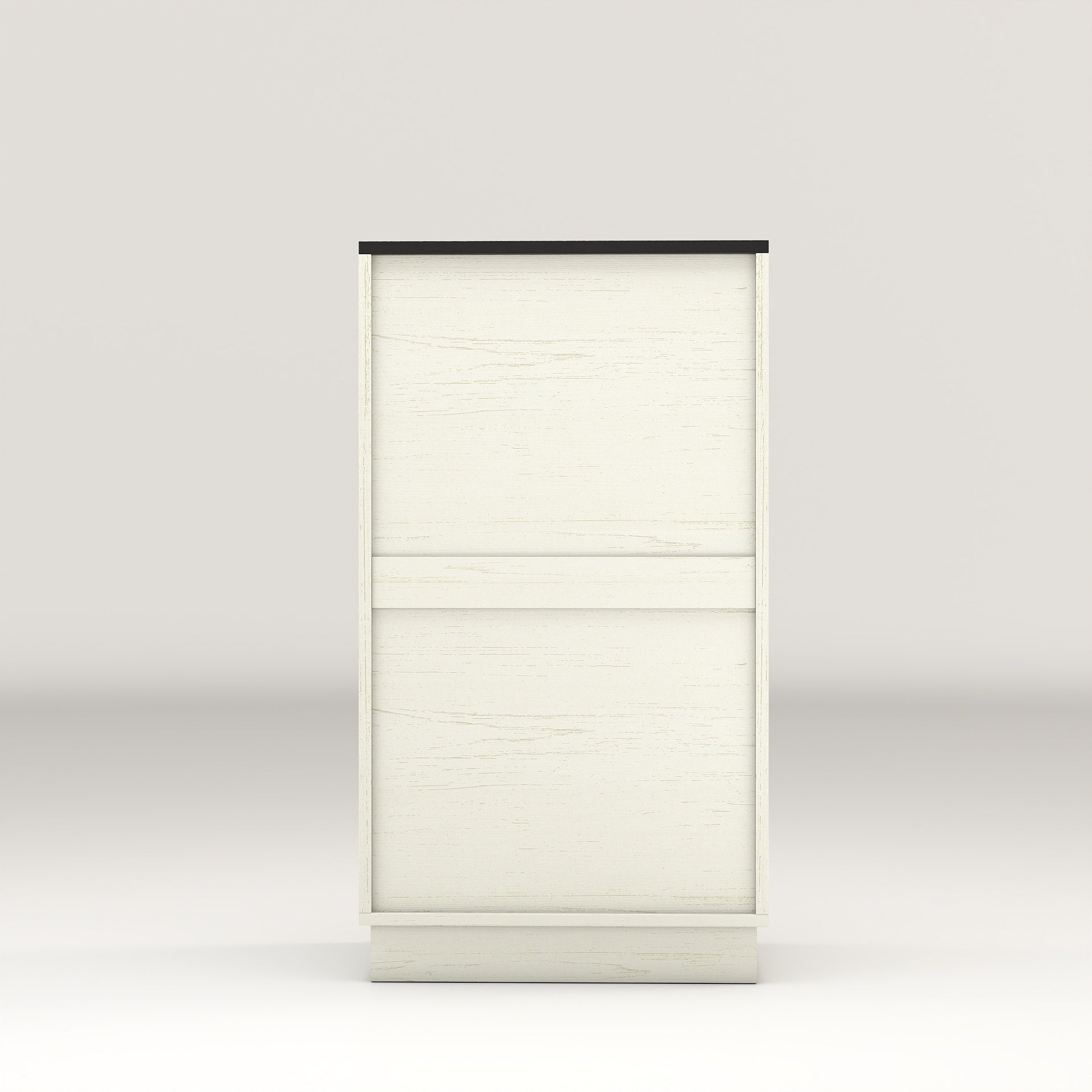 10-Gallon Woodgrain Tilt-Out Trash Can Cabinet Wooden Garbage Recycling Cabinet with Wave-Textured Hideaway Drawer&Pull-Out Bin-Multipurpose Kitchen/Bath Organizer in Antique White Finish - Grand Goldman Shop