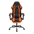 Gaming Chair with Footrest, Ergonomic Computer Chair with Headrest and Lumbar Support, Breathable Material Height Adjustable 