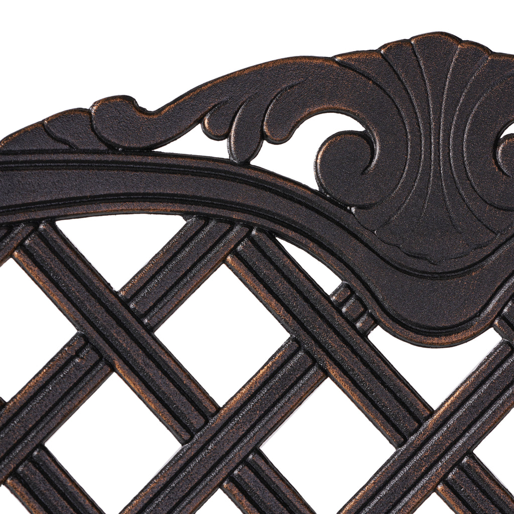 Cast Aluminum Bar Stool - Grand Goldman Shop