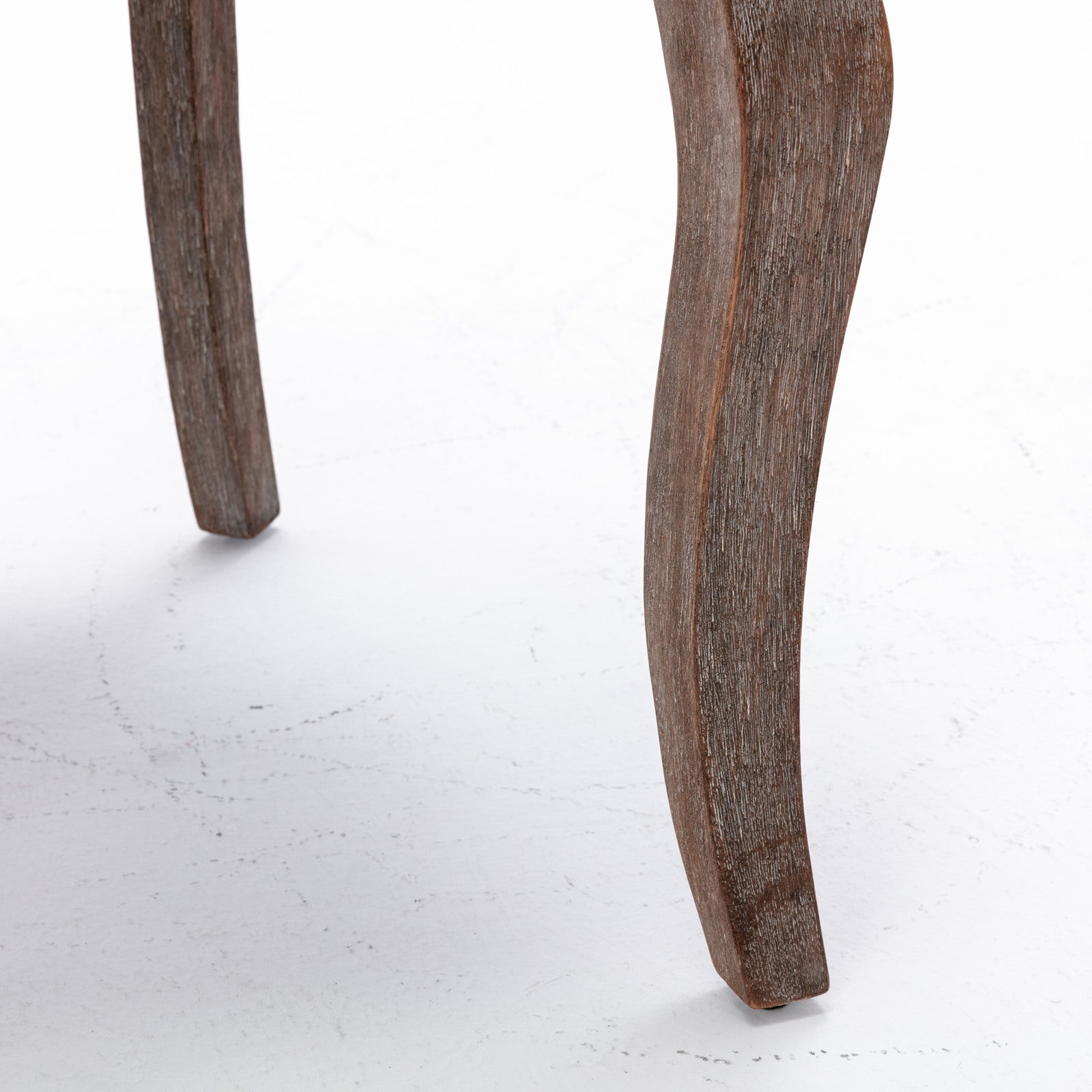 A&A Furniture Ultra Side Dining Chair with Thickened Fabric and Solid Wood Legs, Bronze Nail Head, Set of 2, Gray - Grand Goldman Shop