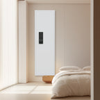 53' Passwod Touch Panel In-Wall Safe,Hidden Wall Gun Safe for Rifles with Adjustable Shelves,Assembled Storage Multifunctiona