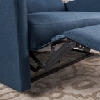 Alma Contemporary Upholstered Loveseat Recliner - Grand Goldman Shop