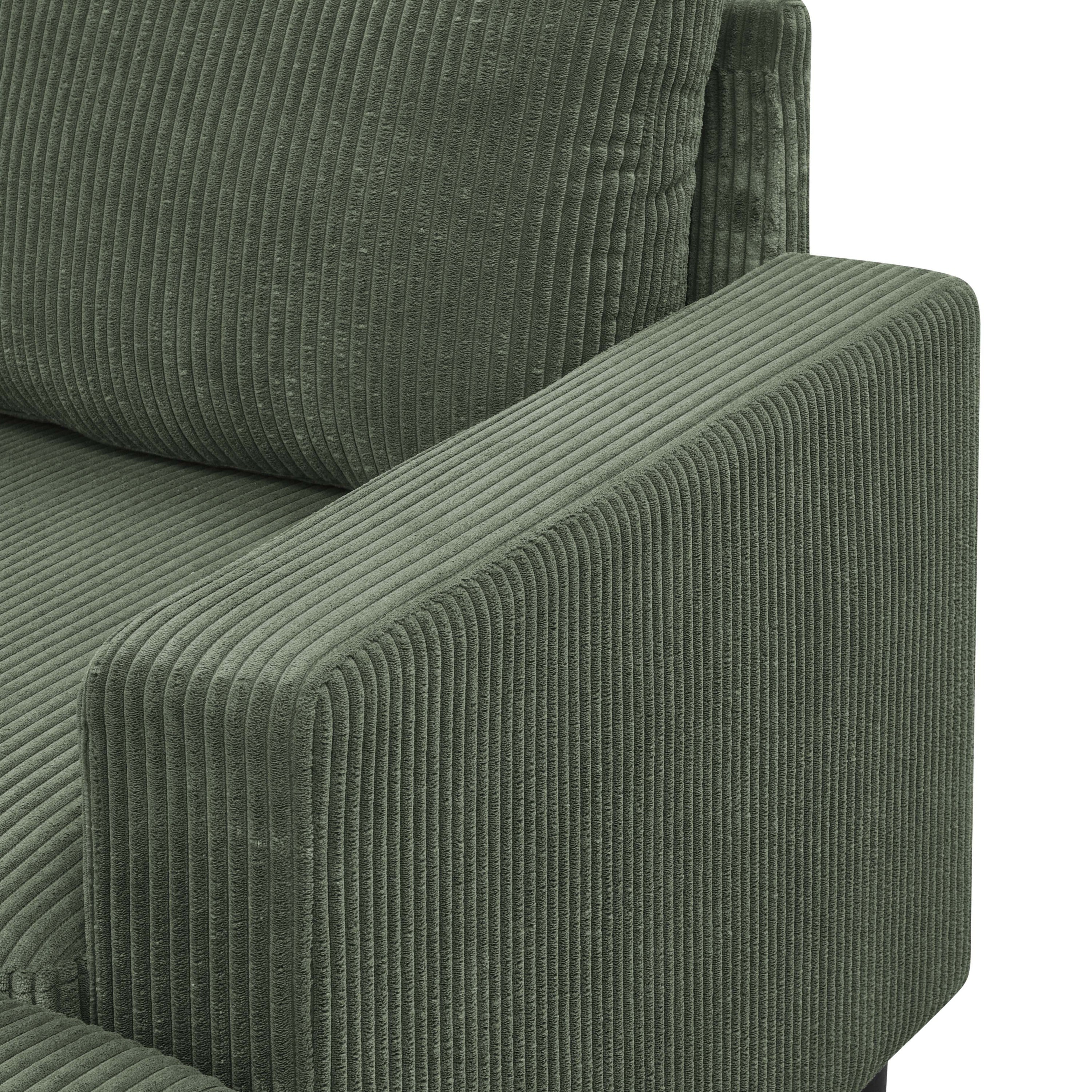 Cordory Upholstered Modular Sectional with 2 Ottomans - Grand Goldman Shop