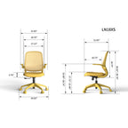 Ergonomic Color Office Chair 350LBS, Home Office, Mesh Back, Integrated Molded Foam, Comfortable Sitting, Flipping Armrest, F