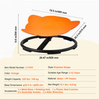 VEVOR Elephant Kids Swivel Chair, 220 LBS Capacity, 360° Spinning Chair, Autistic Kids Sensory Toy Chair with Non-Slip Metal 