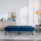 Navy Blue Convertible Folding Modern sofa Bed - Grand Goldman Shop