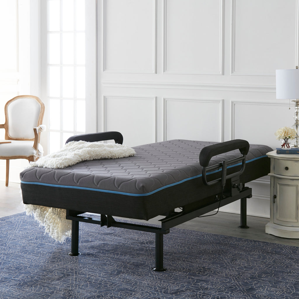 Twin Adjustable Sit to Stand Bed W/ Remote with Convenient Lift Twin - Grand Goldman Shop