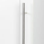 Stackable Wall Mounted Storage Cabinet, 15.75' D x 15.75' W x 70.87' H, White - Grand Goldman Shop