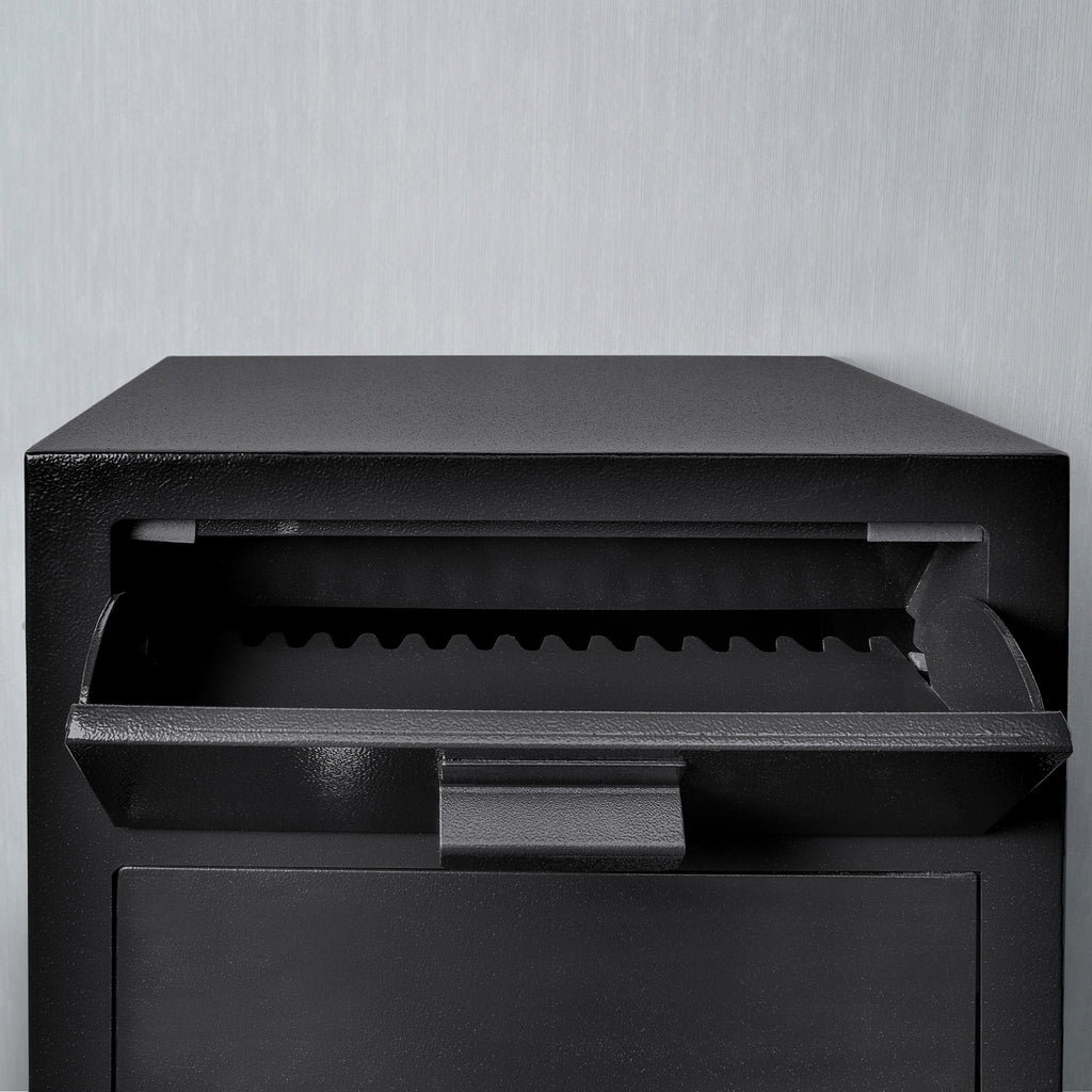 Digital Keypad Depository Safe Steel Construction Black 1.1 Cu Ft - Grand Goldman