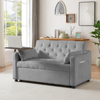 GREY VELVET SOFA BED - Grand Goldman Shop