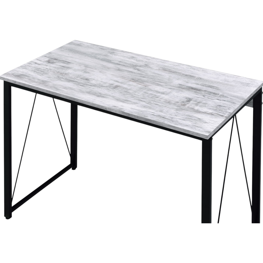 Zaidin Antique White& Black Finish Writing Desk - Grand Goldman