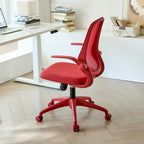 Ergonomic Color Office Chair 350LBS, Home Office, Mesh Back, Integrated Molded Foam, Comfortable Sitting, Flipping Armrest, F