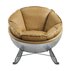 Pippin Morocco Top Grain Leather Rocking Chair - Grand Goldman Shop