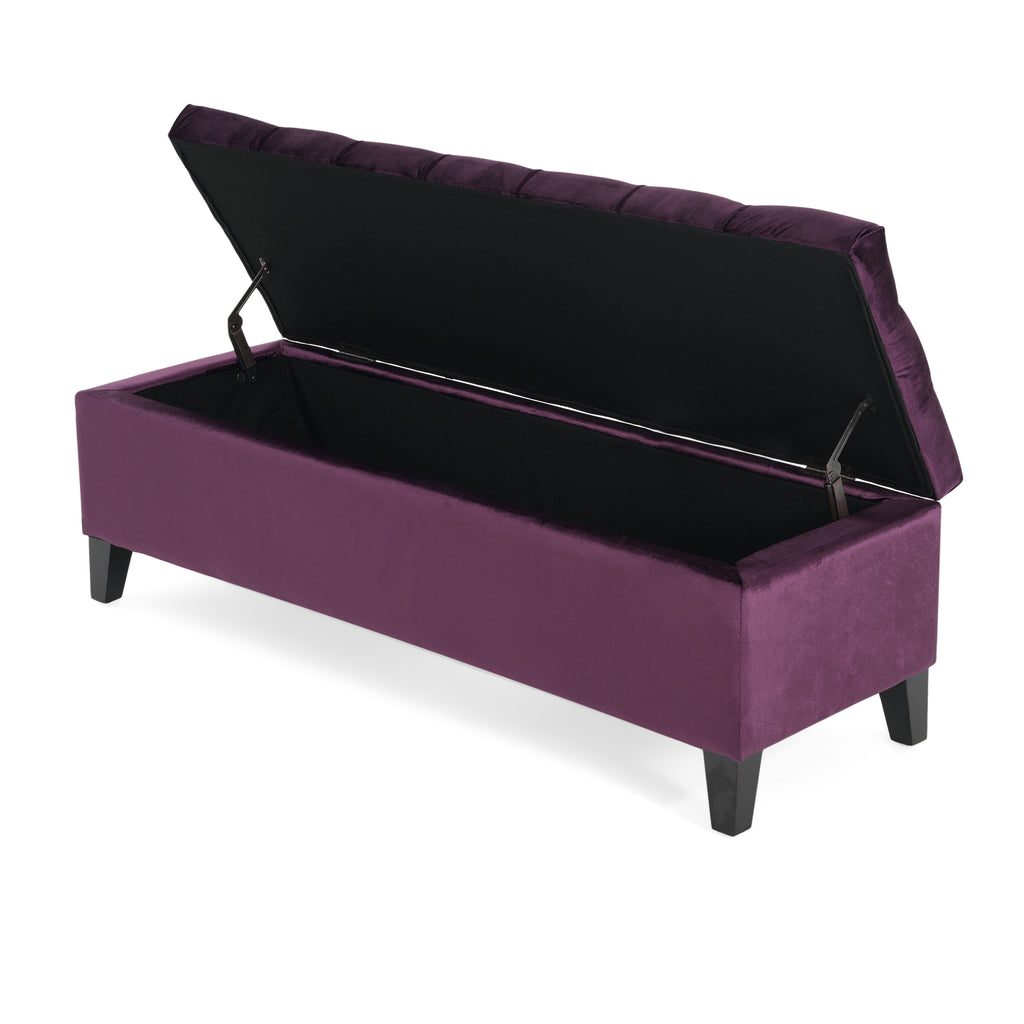 GLOUSTER STORAGE OTTOMAN - Grand Goldman Shop