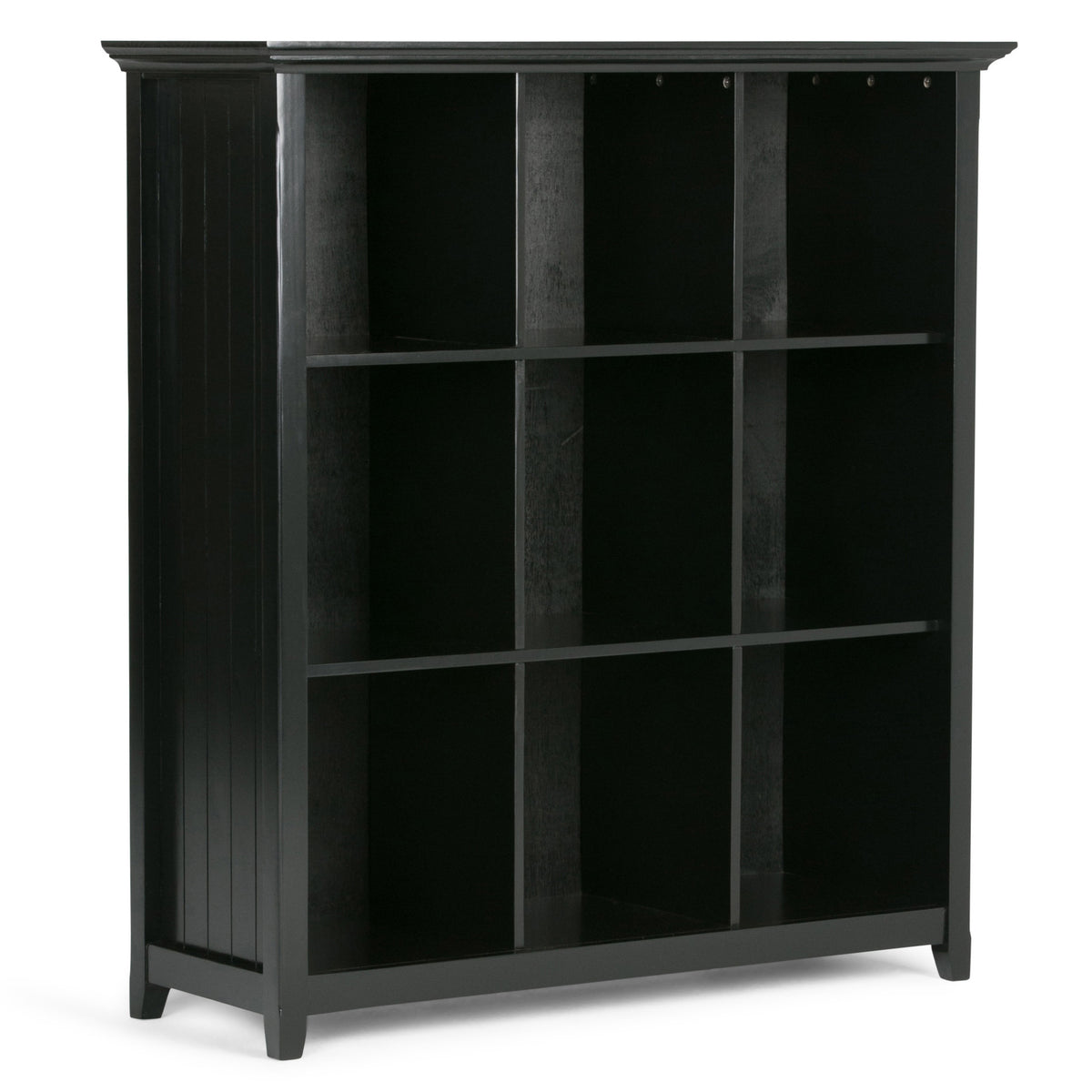 Acadian - 9 Cube Bookcase and Storage Unit - Black - Grand Goldman