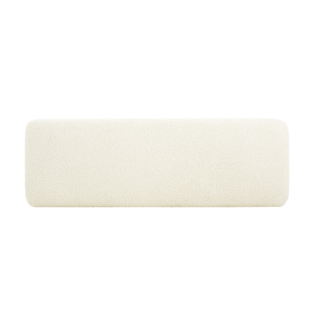 Comfortable Ottoman, White - Grand Goldman Shop