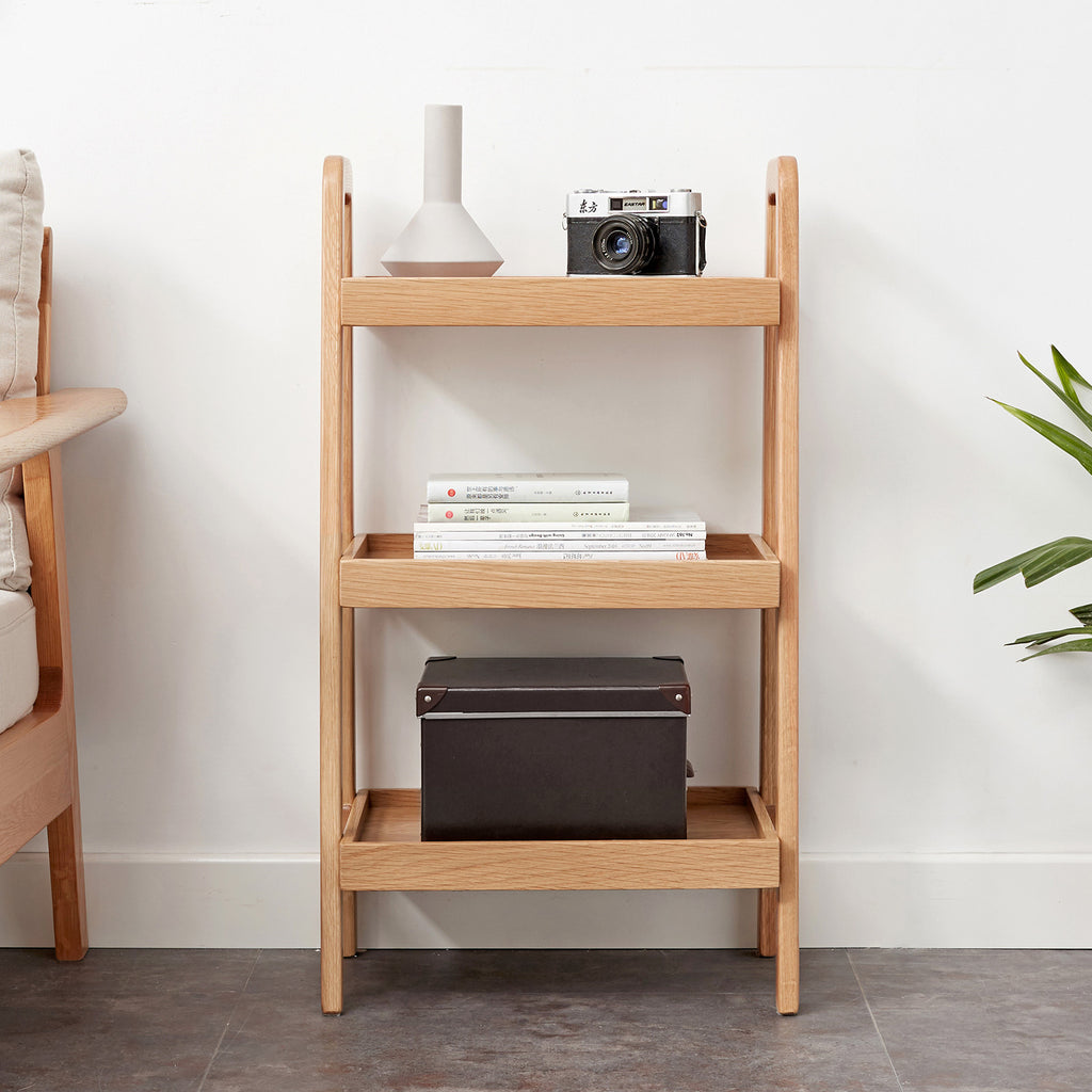 Beech Wood Storage Bench, 3-Tier Shoe Rack, Premium Organizer for Entryway, Bathroom, Living Room, Bedroom - Grand Goldman Shop