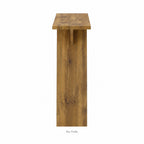 Console Table, 43.4-Inch Long Narrow Entryway Table with V-Shaped Base, Rustic Sofa Console for Hallway, Living Room, Behind Sofa - Grand Goldman Shop