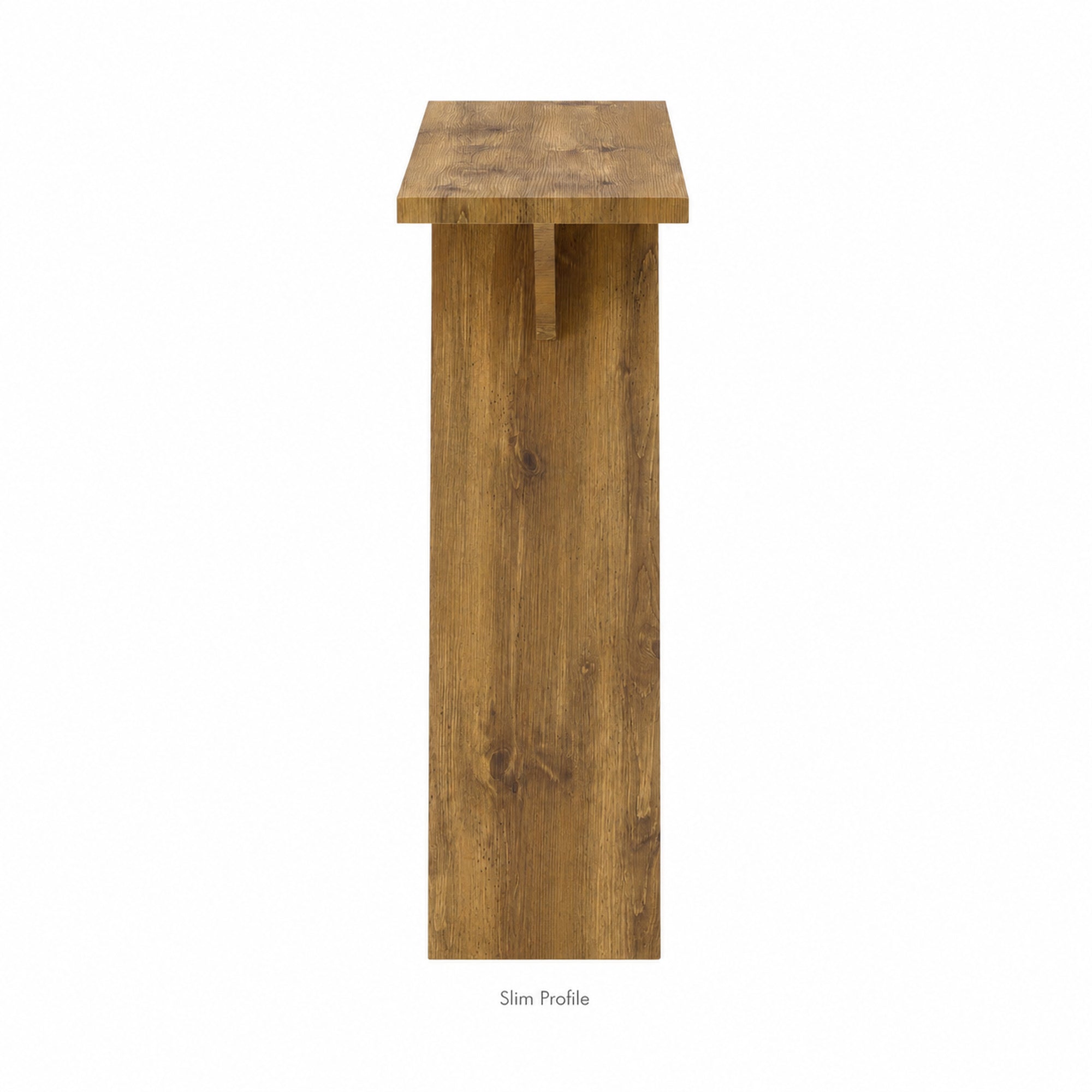 Console Table, 43.4-Inch Long Narrow Entryway Table with V-Shaped Base, Rustic Sofa Console for Hallway, Living Room, Behind Sofa - Grand Goldman Shop