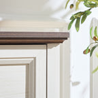 Farmhouse 6 Drawers Dresser for Bedroom, Wood Rustic Wide Chest of Drawers, Storage Dressers Organizer for Bedroom, Living Room, Hallway - Grand Goldman Shop
