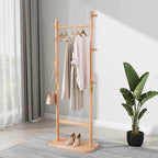 Solid wood hanger set 23.6*11*71 inches. This product is made of eco-friendly material, easy to assemble, elegant and stylish. It can be placed in the bedroom/entrance/living room (inatural ) - Grand Goldman Shop