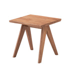 3-Piece Solid Wood Accent Chair Set and Matching End Table for Living Room or Balcony - Grand Goldman Shop