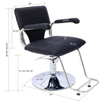 Stainless steel frame,Fashion style Hair Salon Chair Styling Heavy Duty Hydraulic Pump Barber Chair Beauty Shampoo Barbering 