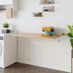 Laundry Room Folding Table Wall Mounted Folding Table for Small Spaces,Fold Down Desk,Workbench,Addition to Garage & Shed/Home Office/Laundry Room/Home Bar/Kitchen & Dining Room,45*22*6.5 inches. - Grand Goldman Shop